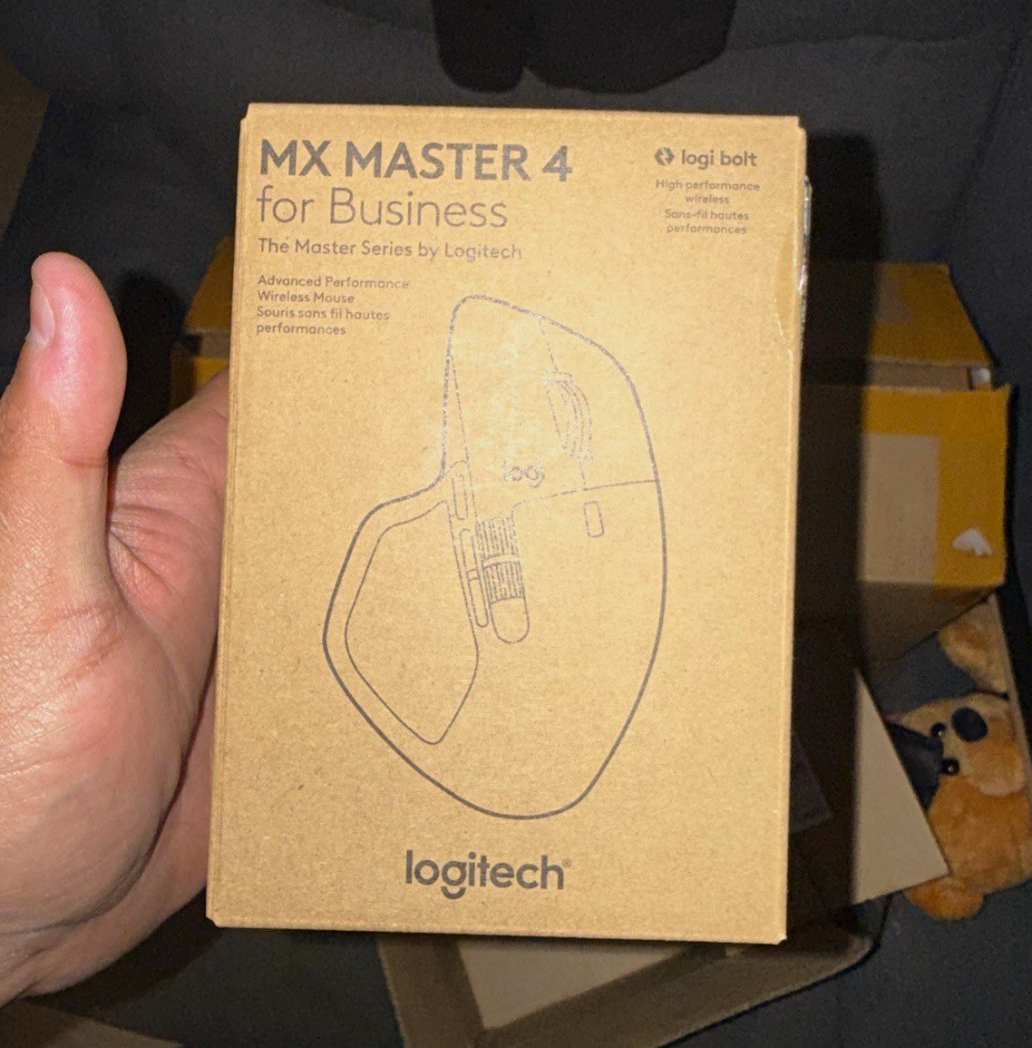 Logitech MX Master 4 for Business Wireless Bluetooth Mouse 8000 DPI Black