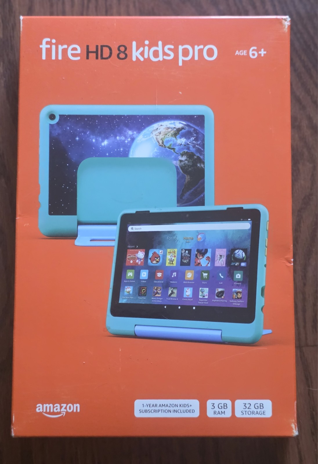 BRAND NEW FIRE HD 8 KIDS PRO TABLET 32GB TEAL 12TH GENERATION