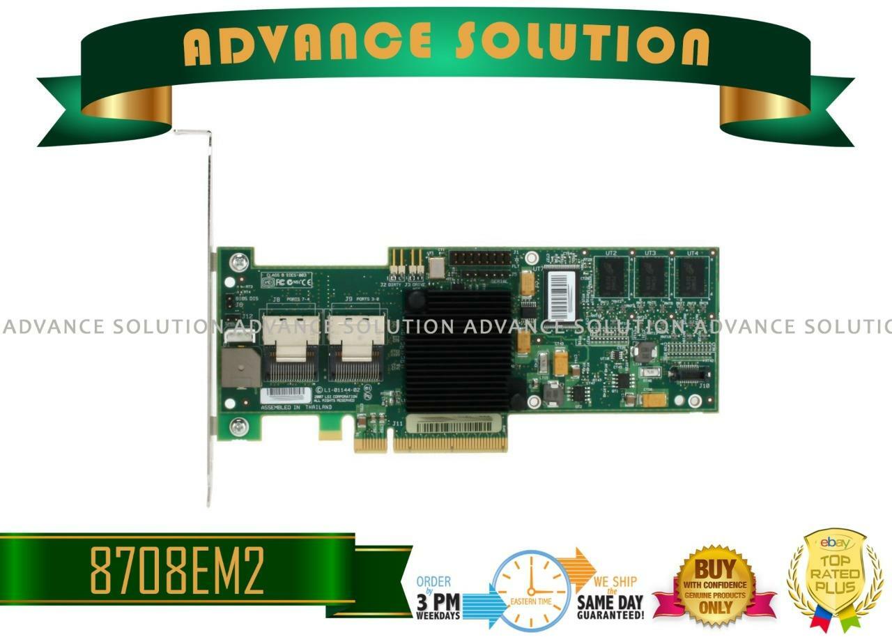 L1-01144-02 MR SAS 8708EM2 L3-01144-01C LSI PCI-e 3Gb/s Raid Controller Card