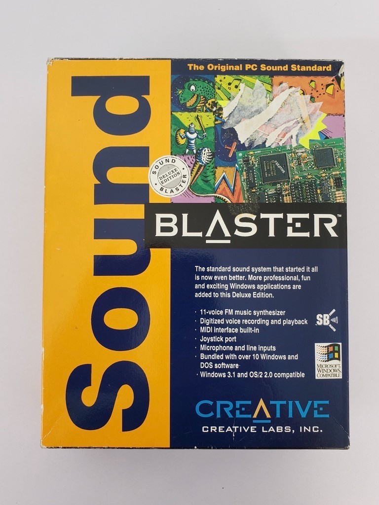 Creative Labs Sound Blaster 2.0 CT1350B SB-0100 Complete in Box 1993