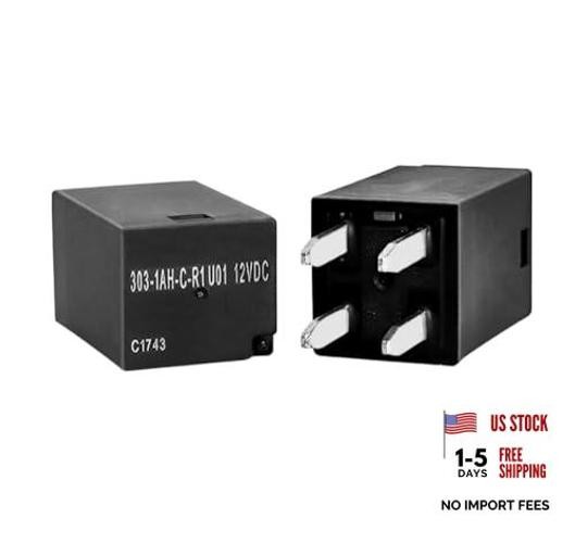 4pcs 303-1AH-C-R1 Relay 303 1ah c r1 u01 12VDC for Cooling Fan Relay | 303 1ah