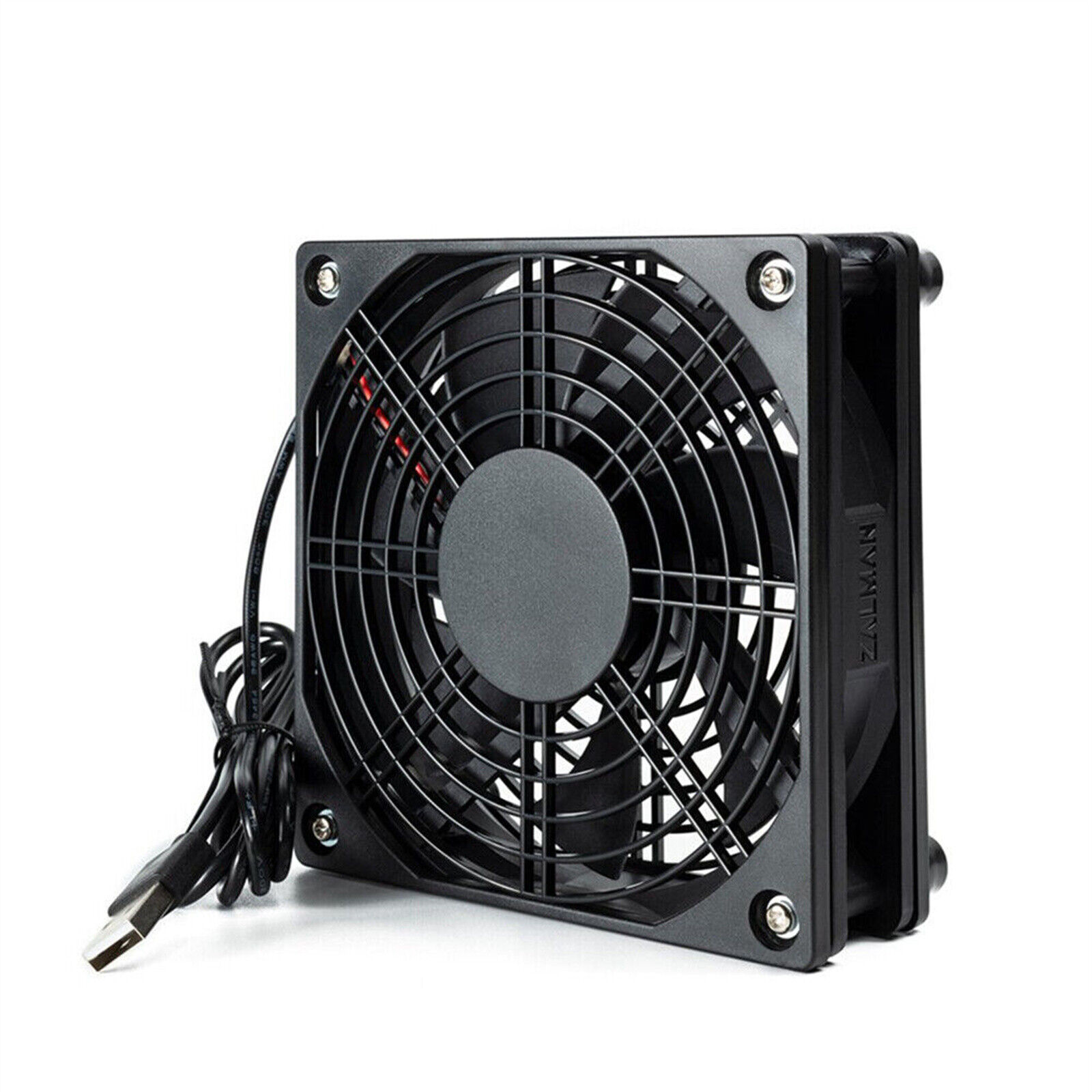 Quiet Dual 120mm USB Cooling Fan, MULTIFAN S7, for Receiver, DVR, and Computer