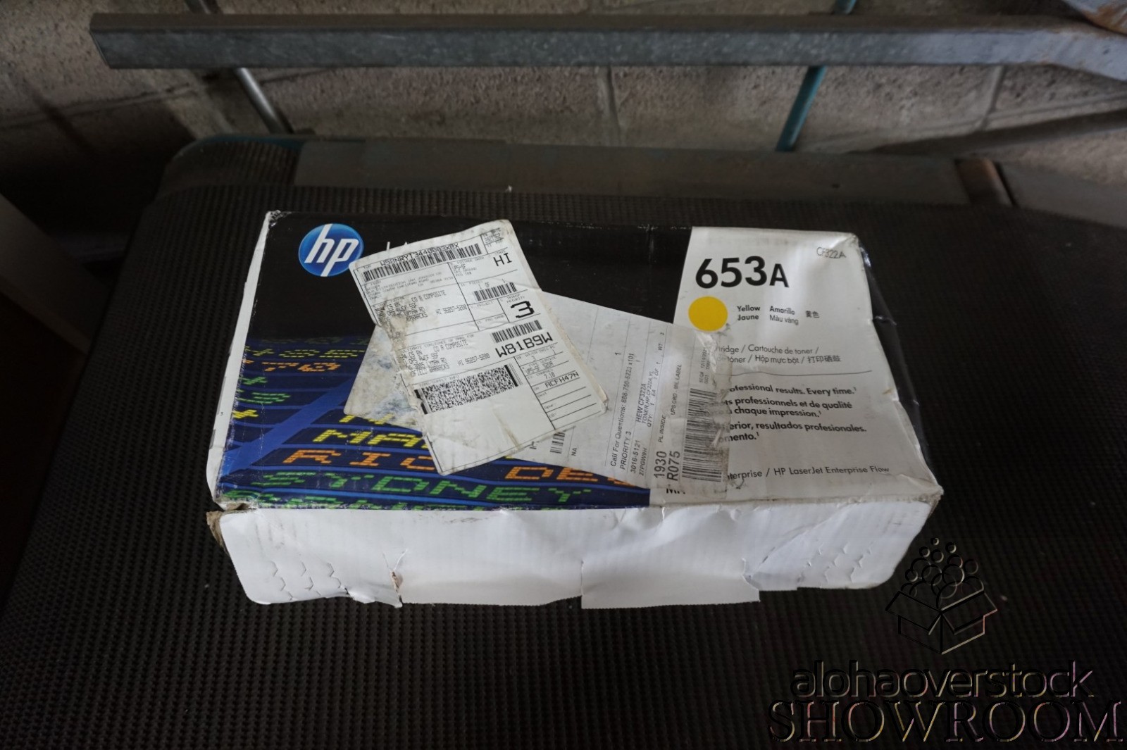 New Ugly Box Genuine OEM HP CF322A Yellow Toner 653A LaserJet MFP M680 20210719