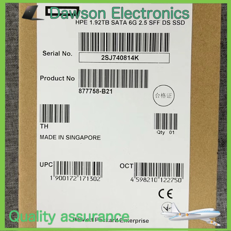 NEW 878852-001 877758-B21 HPE 1.92TB SATA 6G 2.5" SFF RI G9 Gen10 Server SSD US