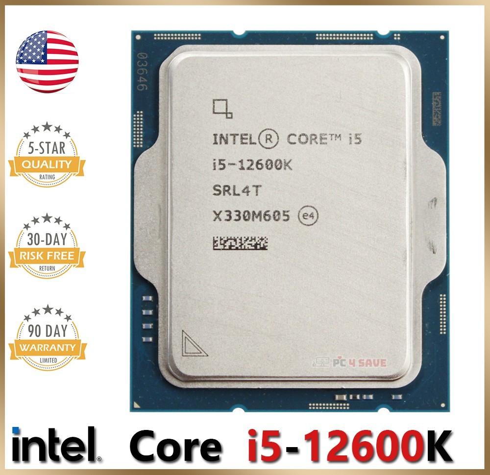 Intel Core i5-12600K CPU SRL4T 4.9GHz 10-Core LGA1700 Unlocked Desktop Processor