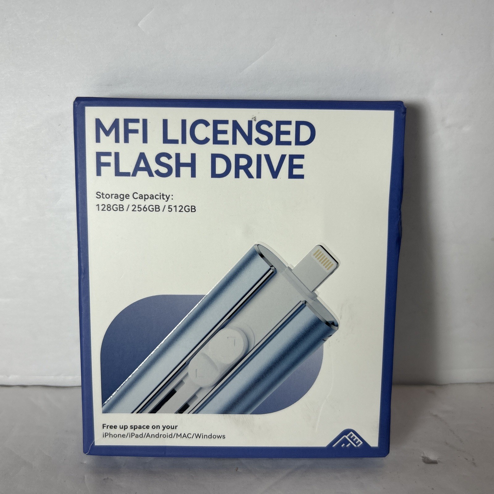 MFi Certified 256GB Flash Drive For IPhone Thumb Drive Photo Stick
