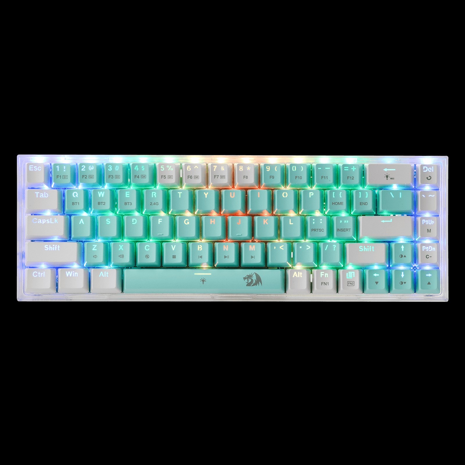 Redragon Castor Pro K631 65% Mint Wired Gaming Keyboard