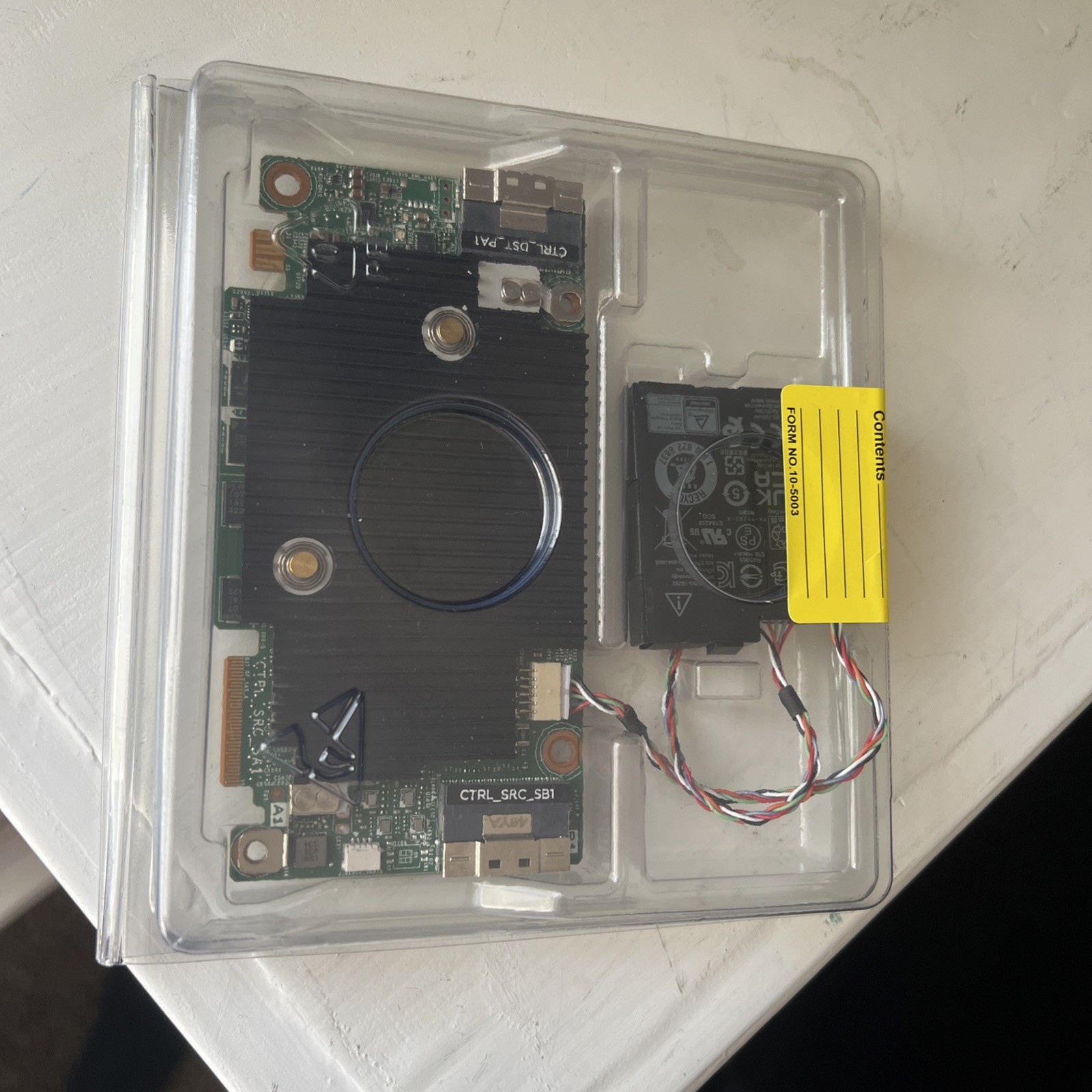 Dell 03KDWX PERC H755 12Gb/s SAS 8GB RAID Controller w battery NOT TESTED