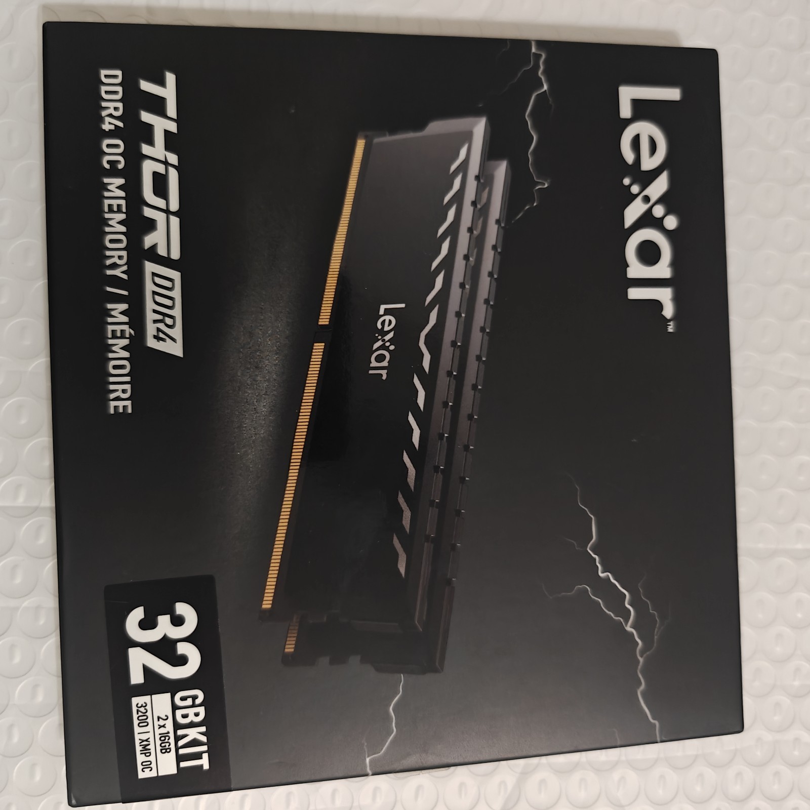 Lexar THOR 32GB Kit (2x16GB) DDR4 3200MHz CL16 Desktop RAM Memory XMP 2.0 Gaming