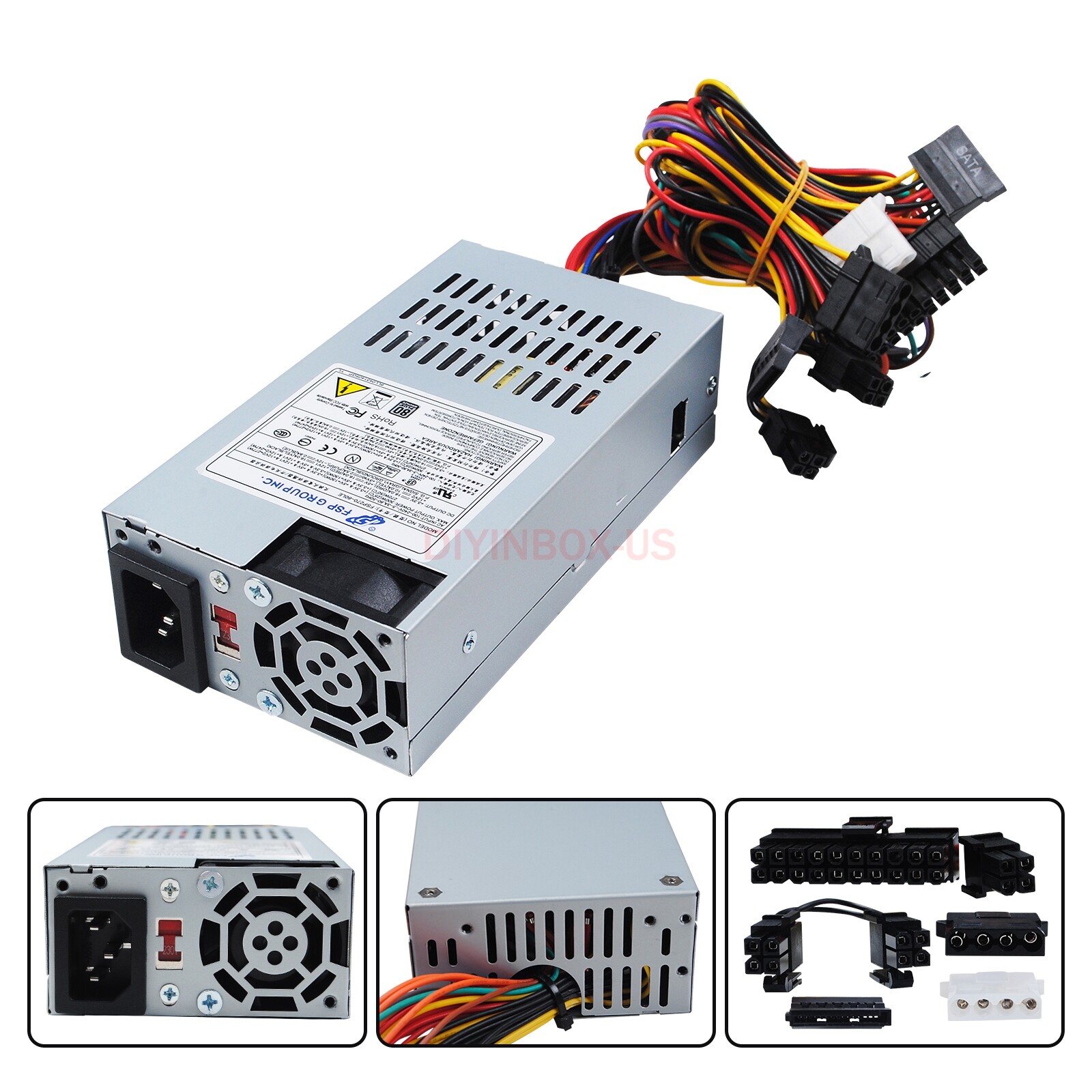 270W Power Supply For FSP270 60LE 1U PSU Flex ATX NAS Shuttle 24-Pin +4 Pin