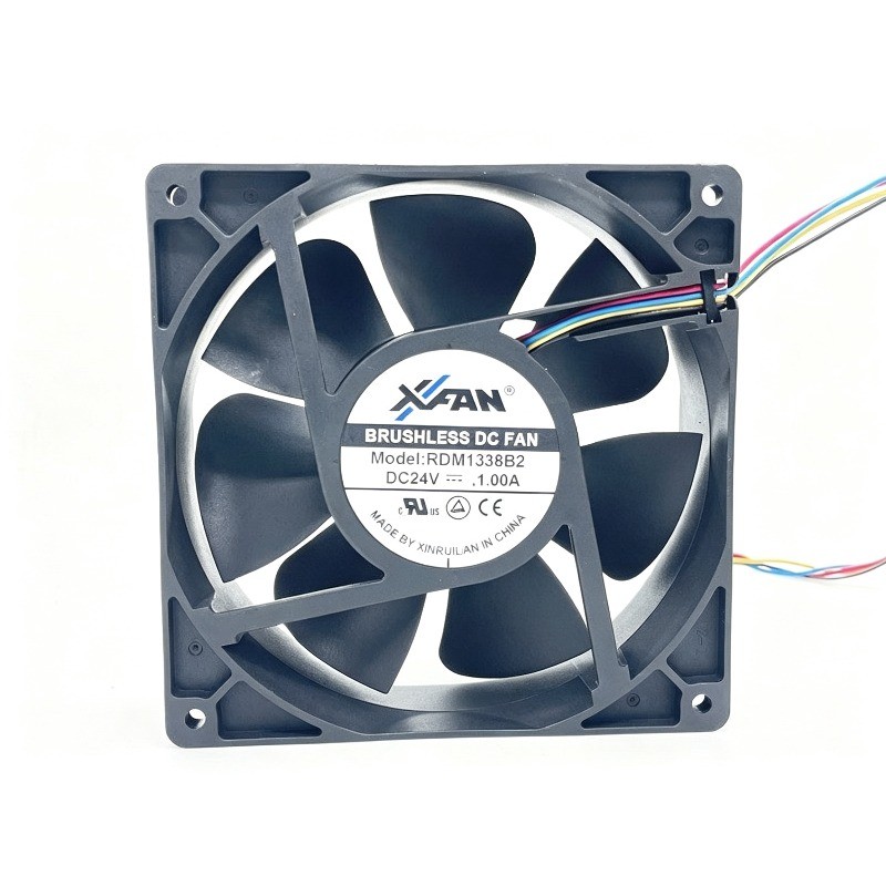 1PCS XFAN 13038 RDM1338B2 24V 1.00A High-Power DC High-Airflow Cooling Fan