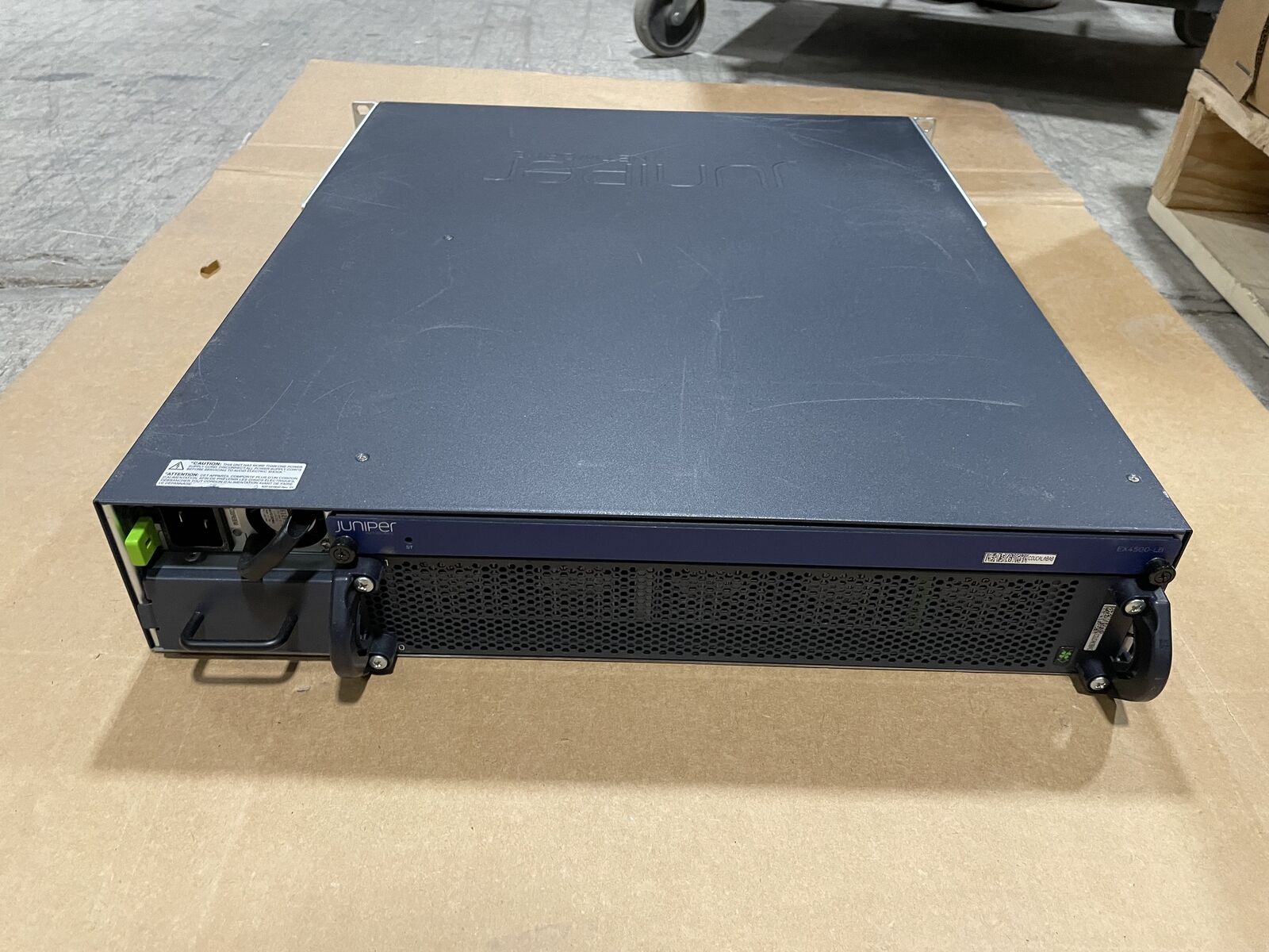 JUNIPER EX4500-40F-FB-C 40-PORT 1/10G SFP+ CONVERGED SWITCH 1200W AC PS
