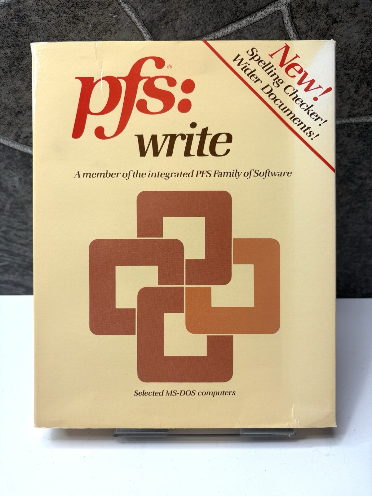 Vintage IBM PC DOS software - PFS: Write  - disk and manual