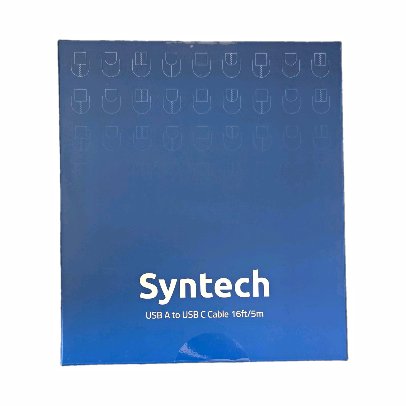 Syntech USB-A to USB-C Right Angle Cable 16ft/5m for Quest 2 To A Computer New