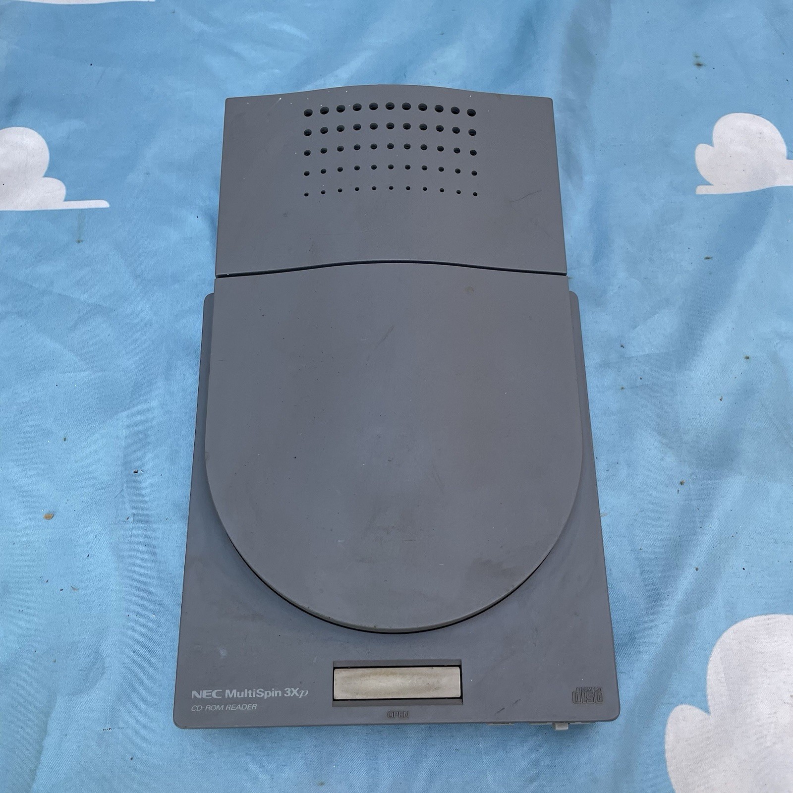 NEC MultiSpin Blue 3Xp External CD-ROM Drive Vintage Retro PC 1993