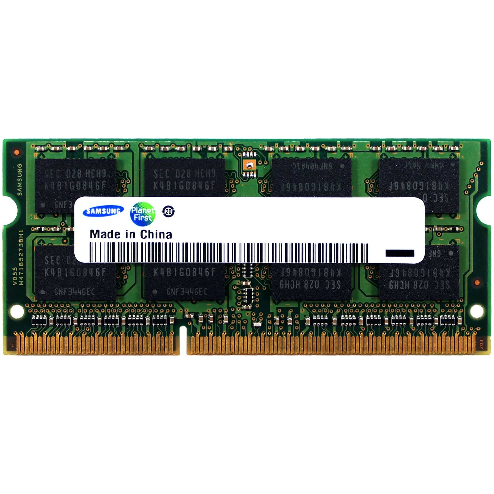 Samsung 4GB 2Rx8 PC3-12800 DDR3 1600MHz 1.5V SO-DIMM Laptop Memory RAM 1 x 4GB