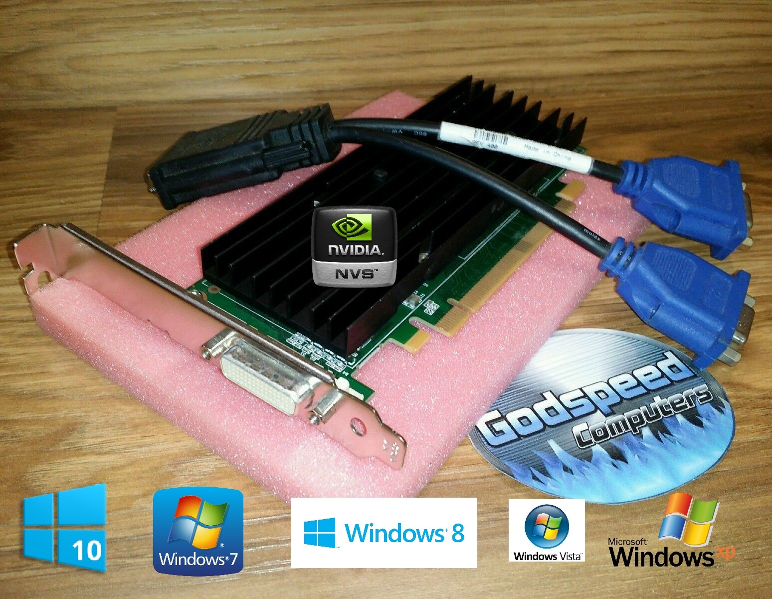 HP Compaq Presario CQ5300F CQ5300Y CQ5320F CQ5320Y Dual Monitor VGA Video Card