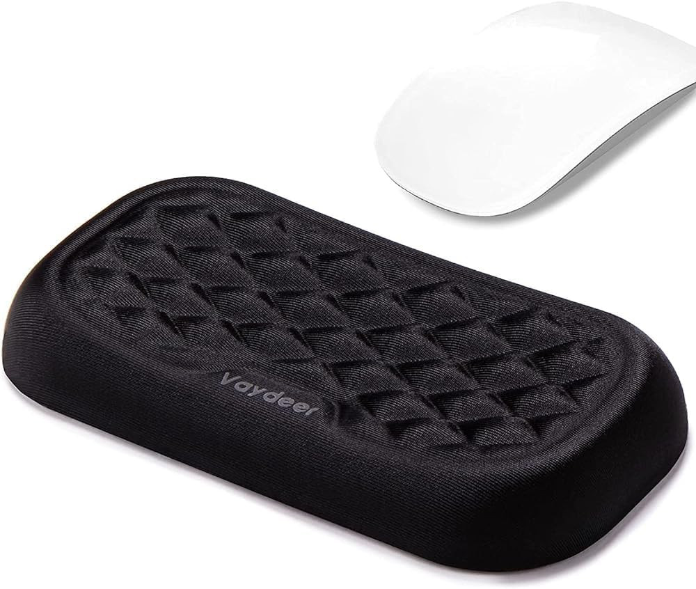 Vaydeer Mouse Wrist Rest Pad, Memory Foam Hand Rest Support Padded for Office, C