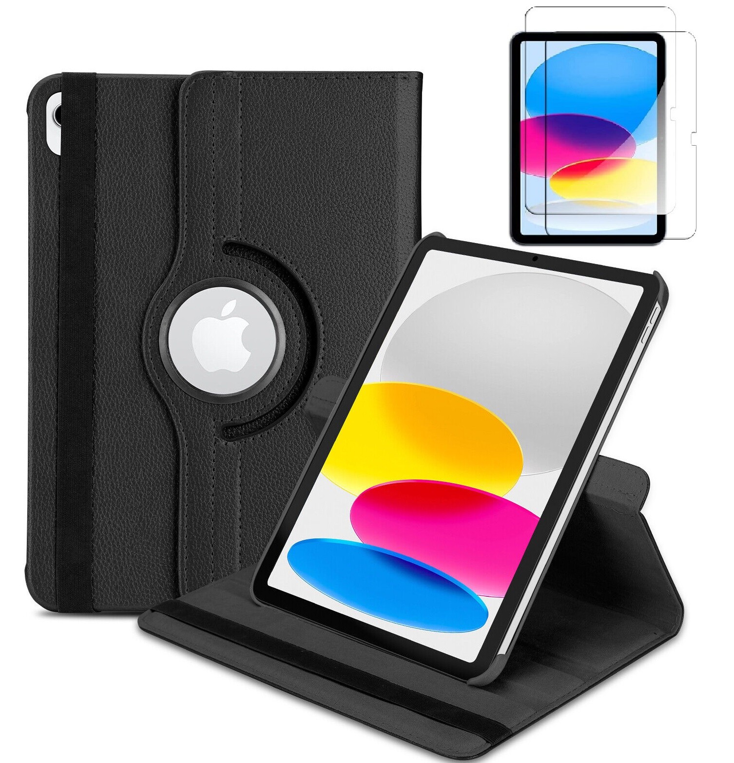 For Apple iPad 11th A16 2025 11 inch Case 360 Degrees Rotating PU Leather Cove