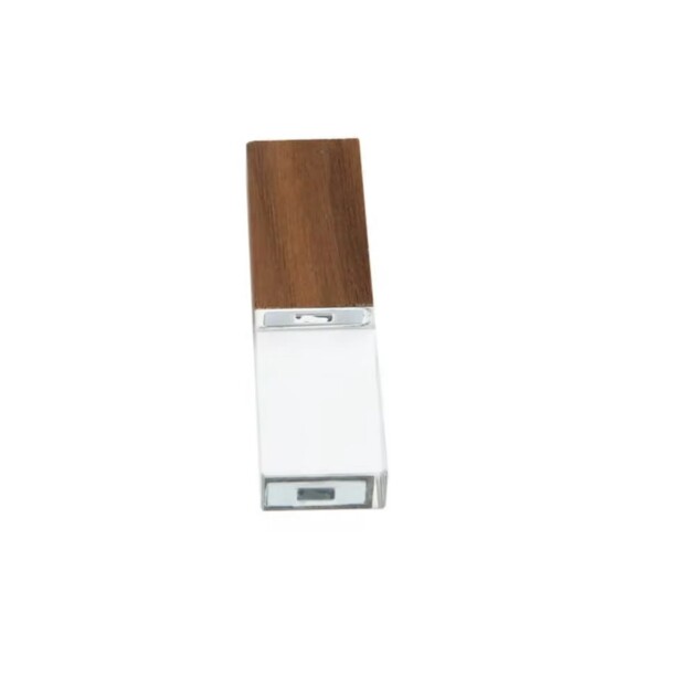 Custom Logo Crystal Wooden USB2.0 Flash Drives 32GB 64GB Pen Drive Memory Stick