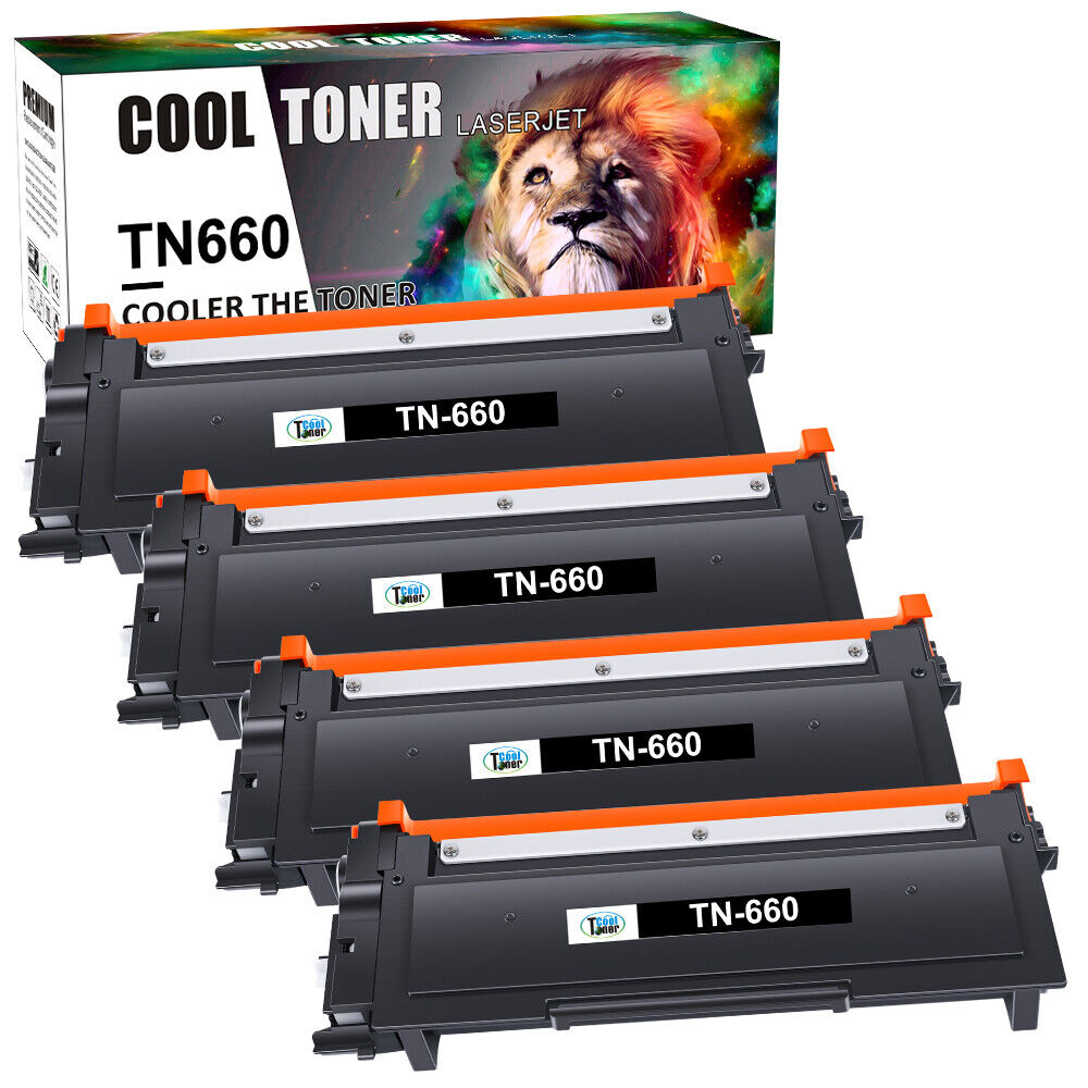 TN660 High Yield Toner Compatible With Brother MFC-L2707DW HL-L2300D TN630 LOT