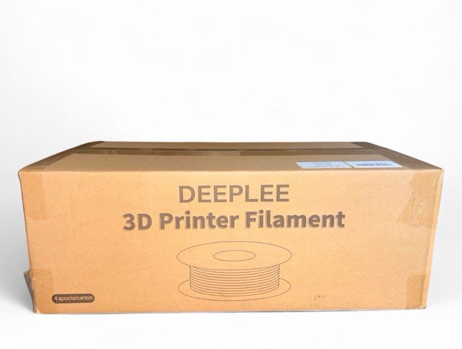 Deeplee PLA Basic 3D Printer Filament 1.75mm Black 4kg (4 Spools)