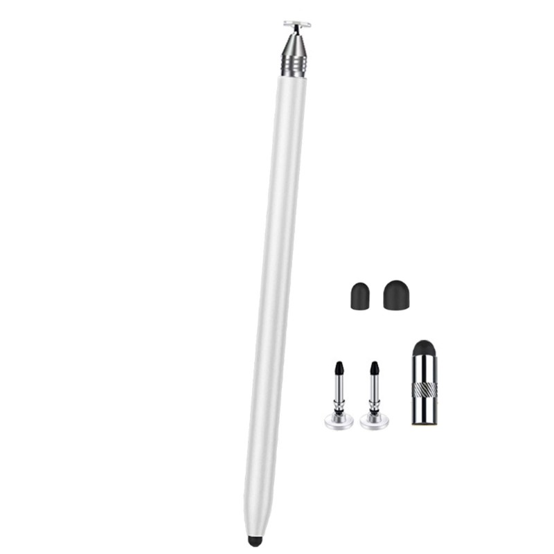 3 Function Touch Pen Two Tip Design Soft Silicone Tip Screen Protections Univers