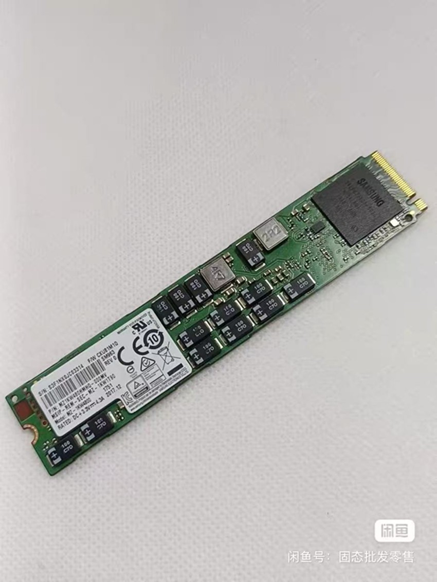Samsung SM963 Series 480GB SSD M.2 MLC PCIe 22110 MZ-1KW4800 Solid State Drive