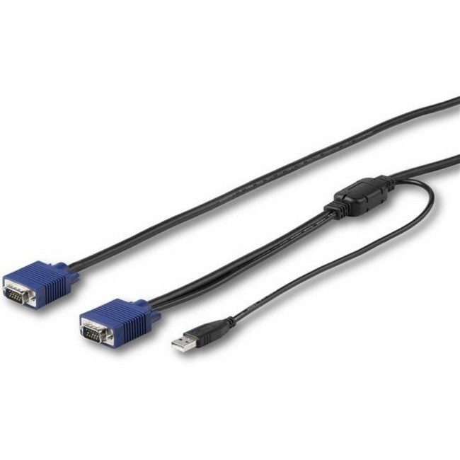 StarTech 10 ft. (3 m) USB KVM Cable for StarTech Rackmount Consoles - VGA and