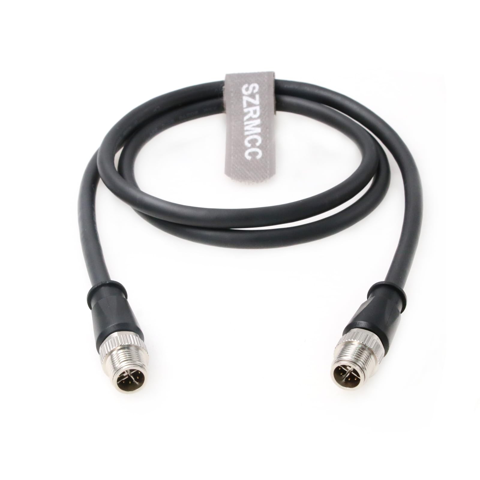 2 Meter M12 XCode 8 Pin Ethernet Cable Cat7e Gigabit Waterproof Network Part