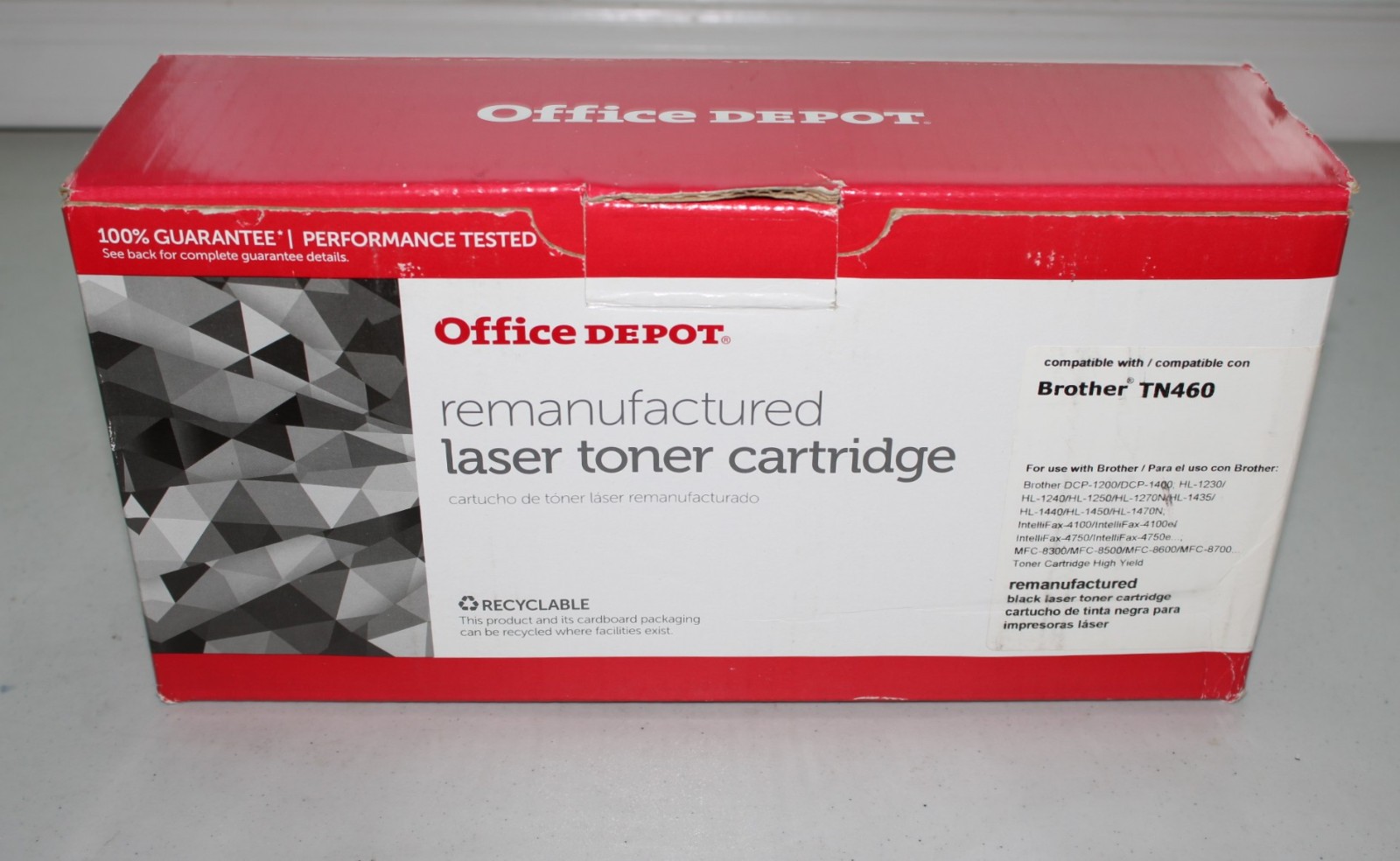 Office Depot Black For Brother TN-460 Laser Toner Cartridge