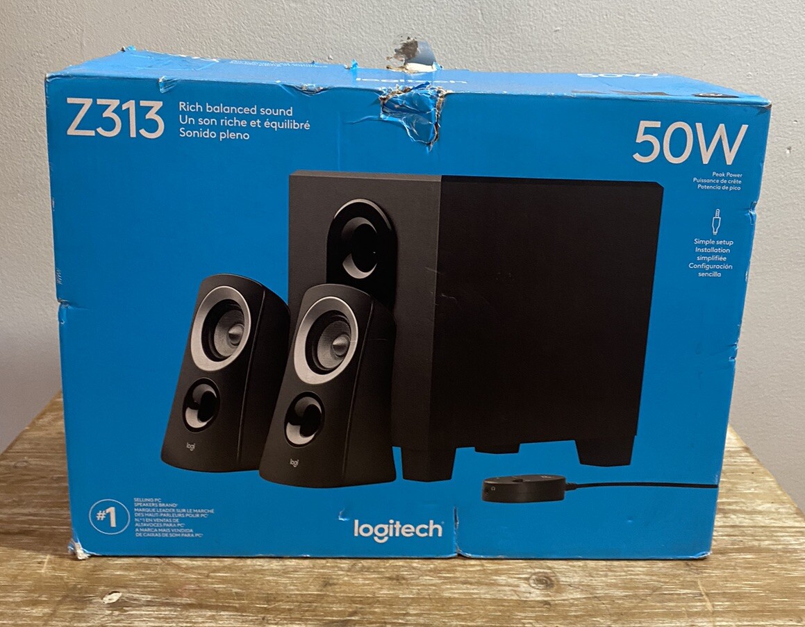 Logitech Z313 Speaker System with Subwoofer For Computer 