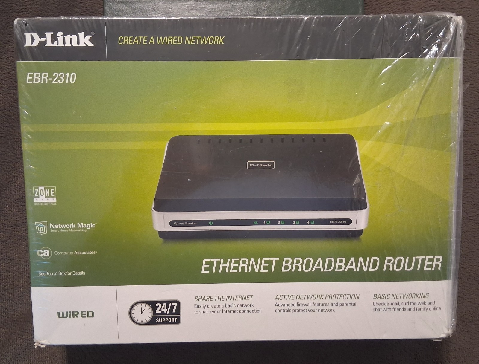 D-Link EBR-2310 Wired Ethernet Broadband Router New in Box 4-Port 100Mbps