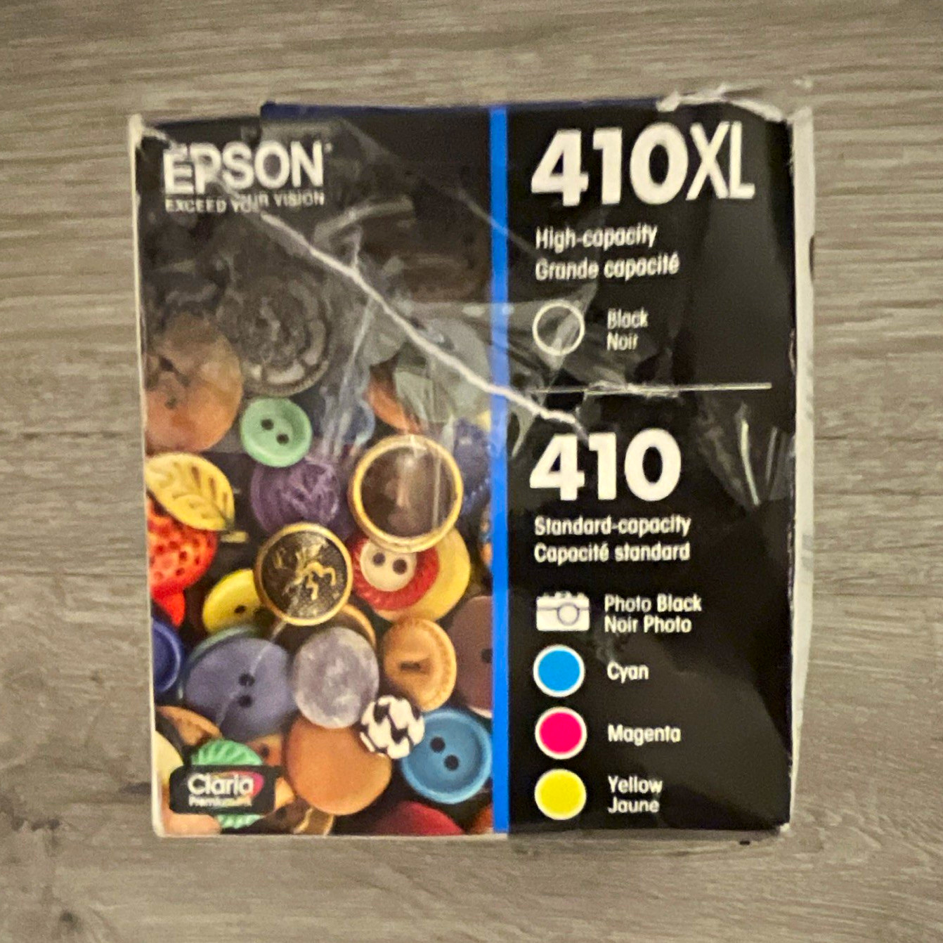 Epson Genuine 410XL/410 Ink Cartridge Set Black Photo Black Cyan Magenta Yellow