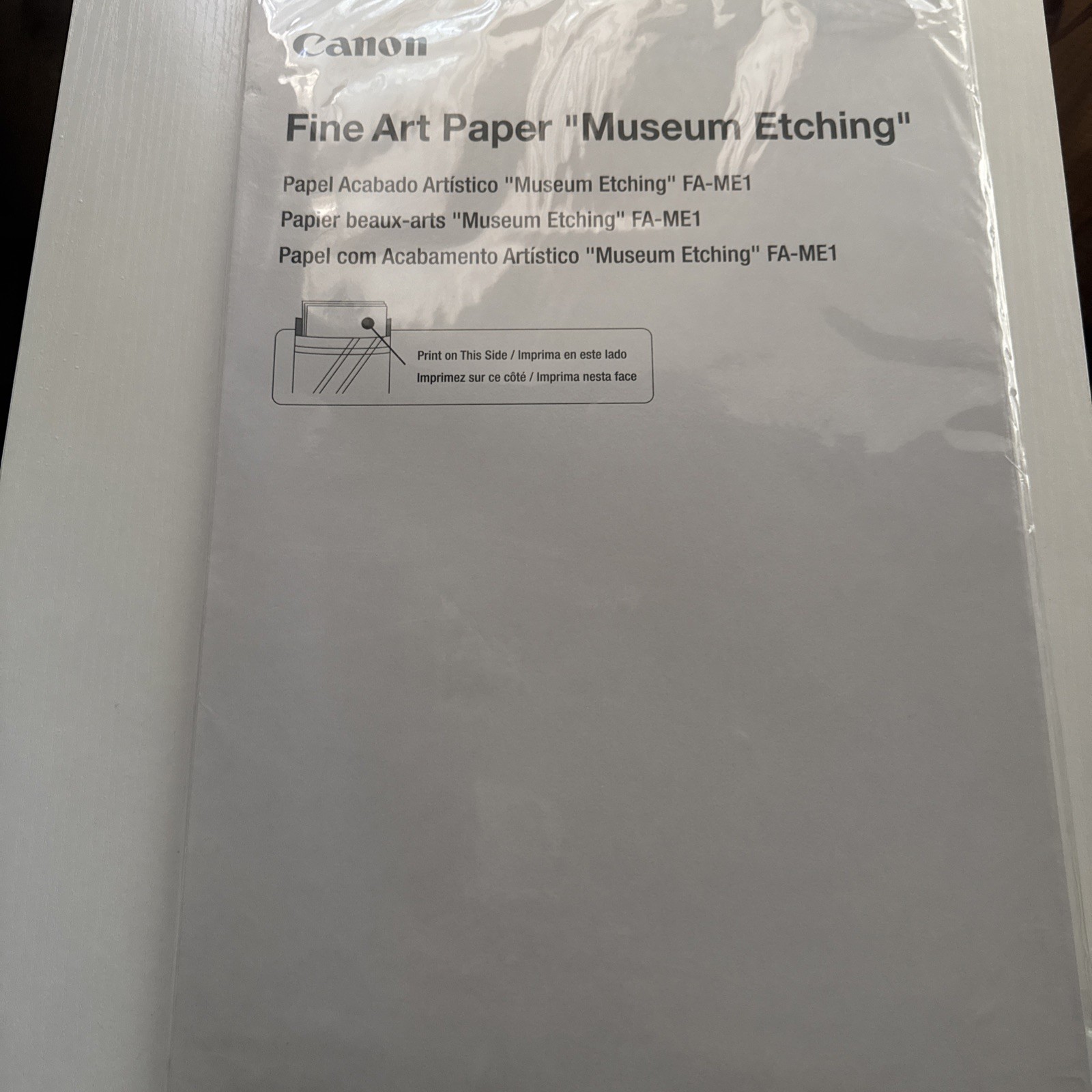 Canon Fine Art Paper "Museum Etching" FA-ME1 A3+ NEW W/5 Sheets