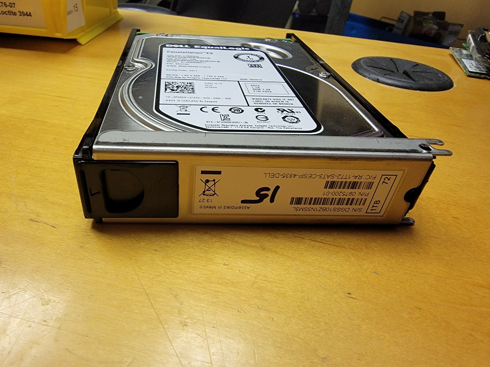 Dell Equallogic 1TB 3.5'' SATA 3G 7.2K Hard Drive 9YZ164-236 KJNK0 FX0XN 