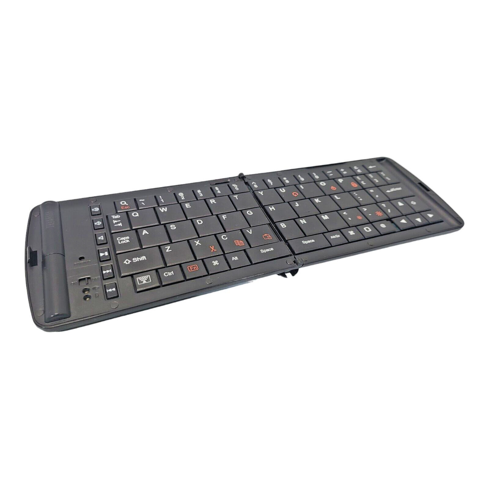 Verbatim 97537 Bluetooth Wireless Folding Mobile Keyboard Foldable BT - TESTED