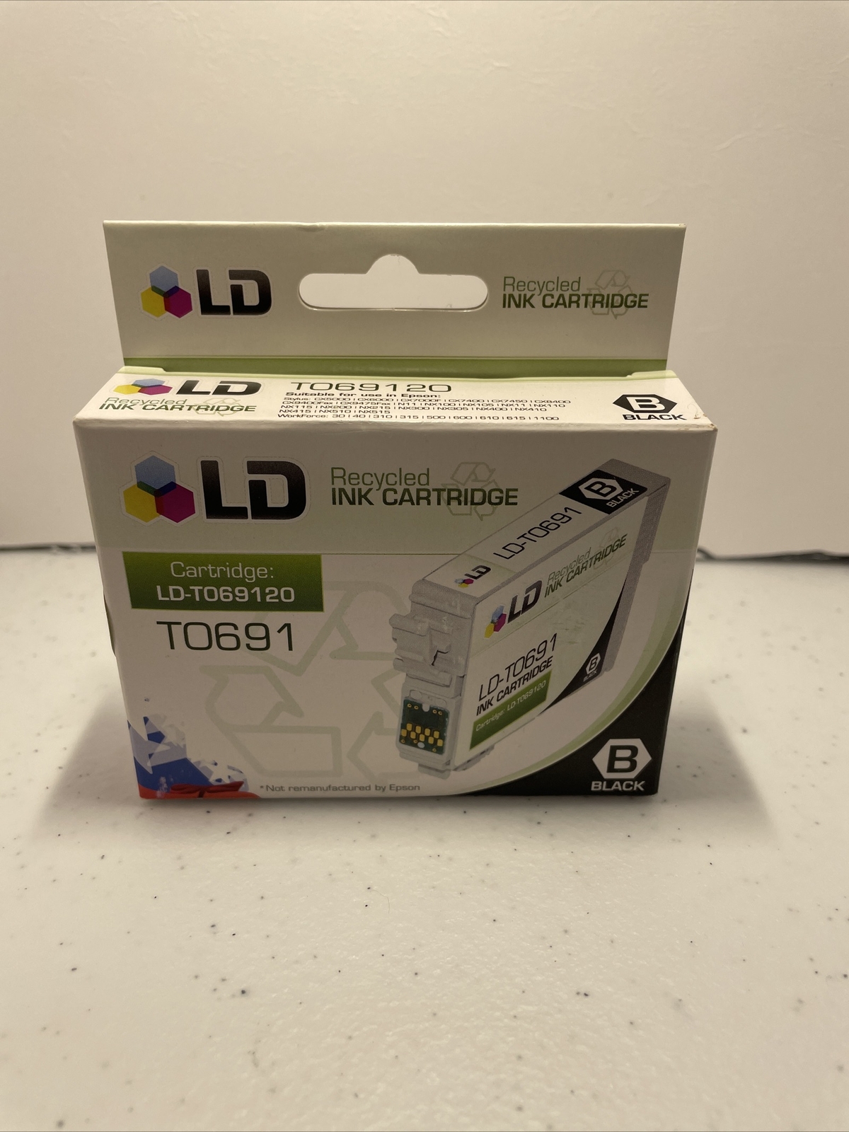 LD - Recycled Ink Cartridge - TO691 LD-TO069120 - Black