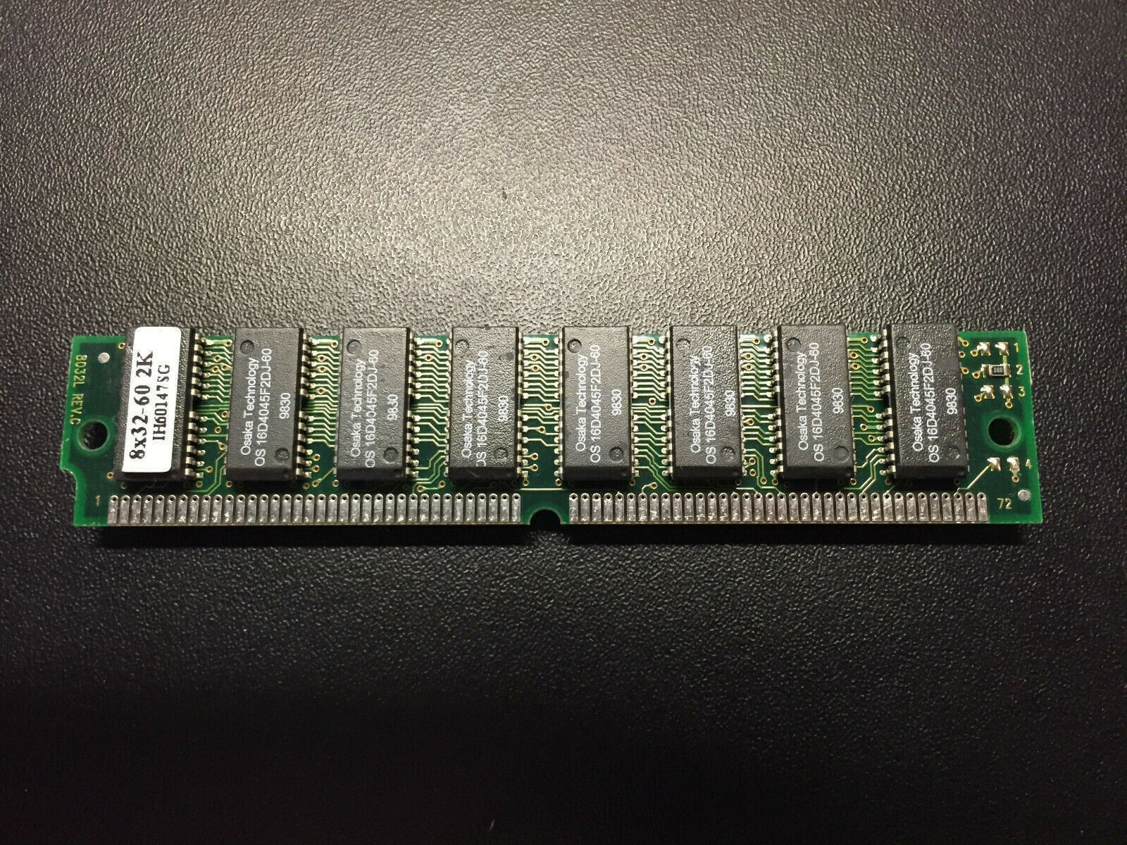 32MB 8Mx32 FPM 72-pin 60ns Non-Parity SIMM Memory 32MB 8x32 Fast Page Mac PC
