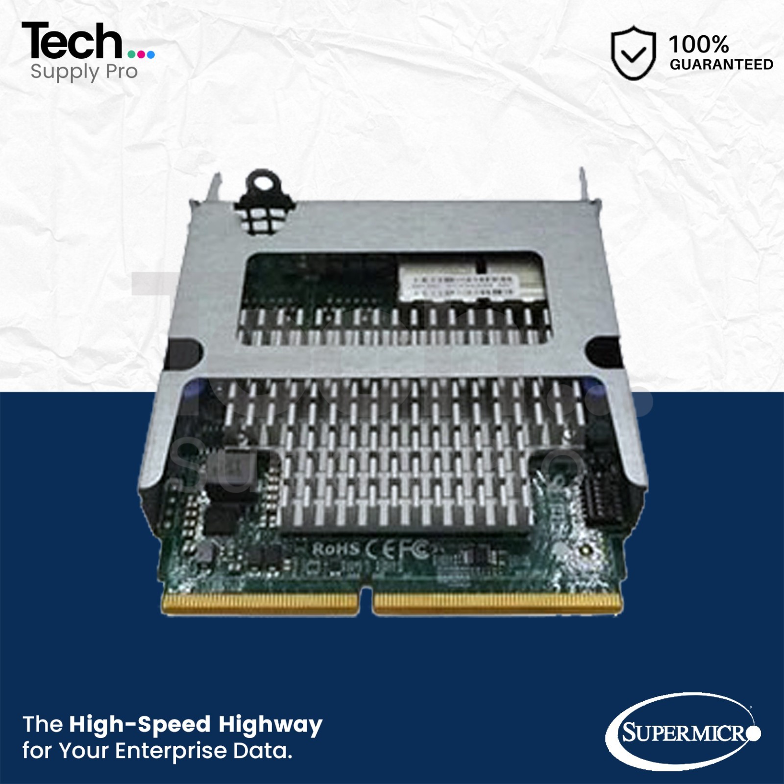 AOC-MTG-i2T Supermicro Intel X550 Dual-Port 10GB/s PCI RJ-45 PCI Controller Card