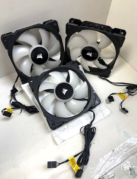 Corsair  3x 31-006669 RGB 120MM Fans PARTS ONLY