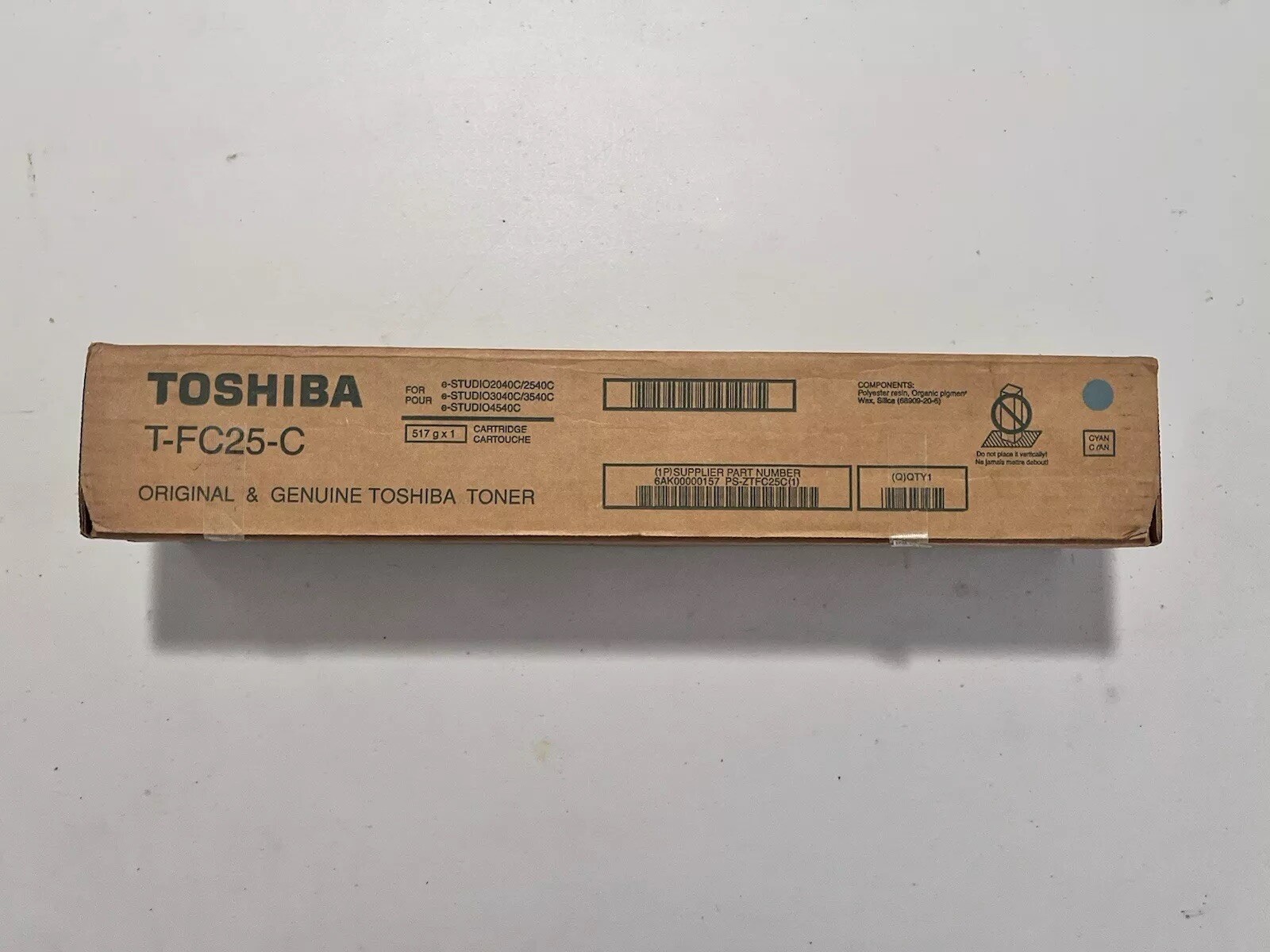 Toshiba T-FC25-C Original Genuine Toner Cyan