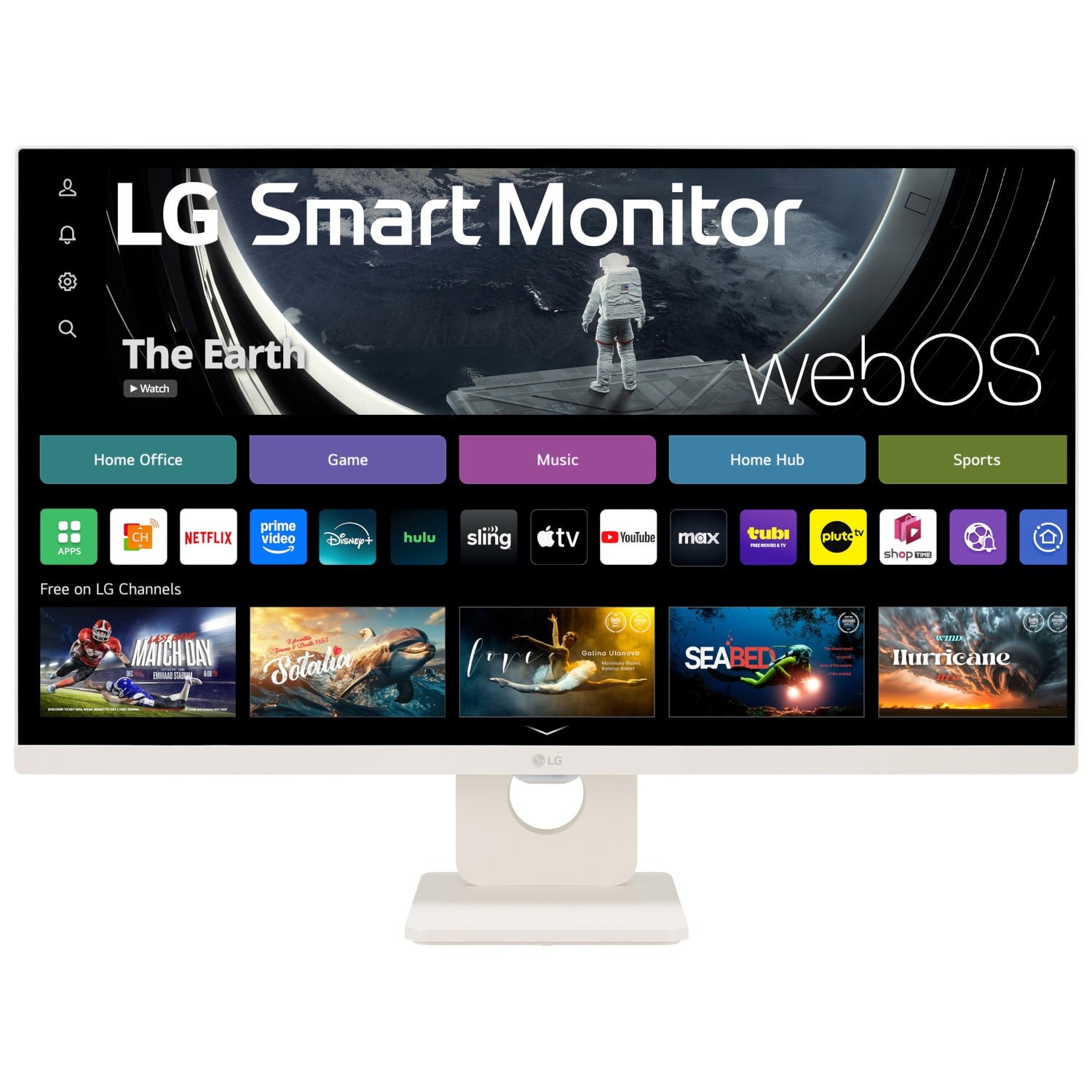 LGElectronics 27U55WSA-W.AUS 27" FHD IPS 100Hz Smart Monitor with webOS