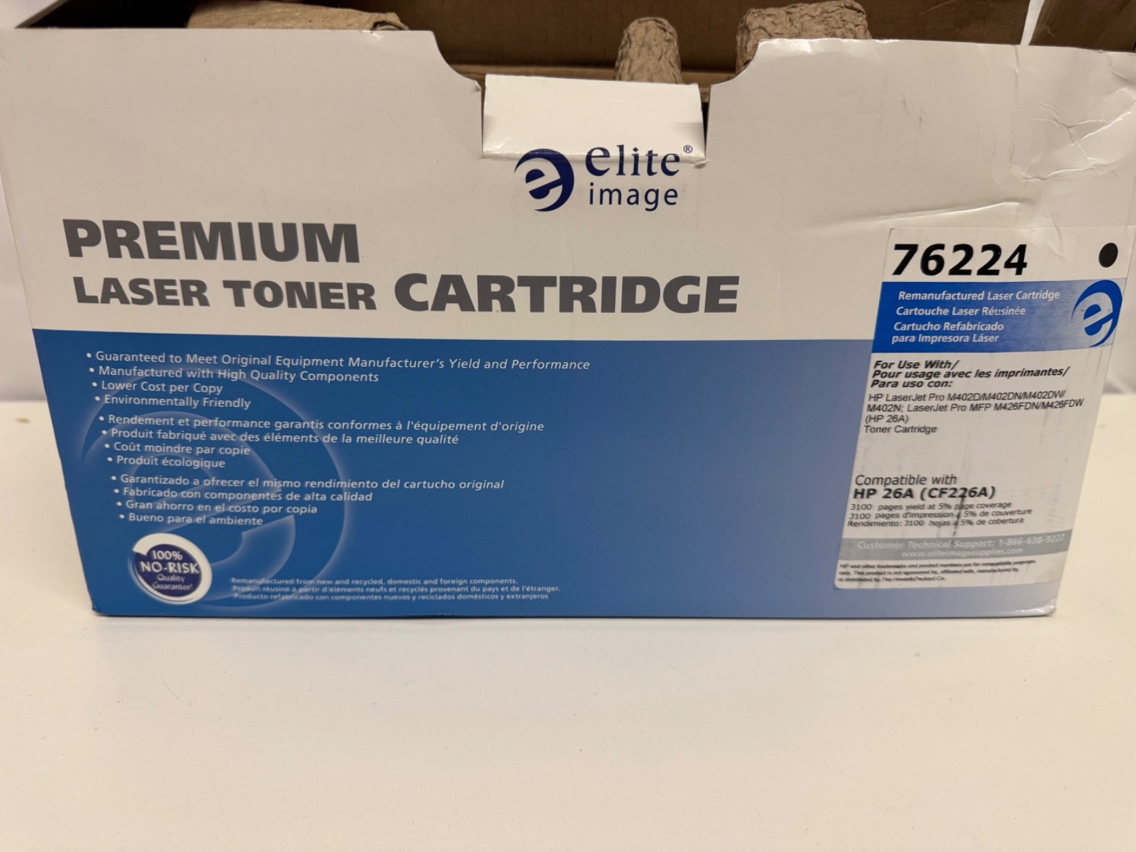 Elite Image Laser Toner Cartridge for HP 76224