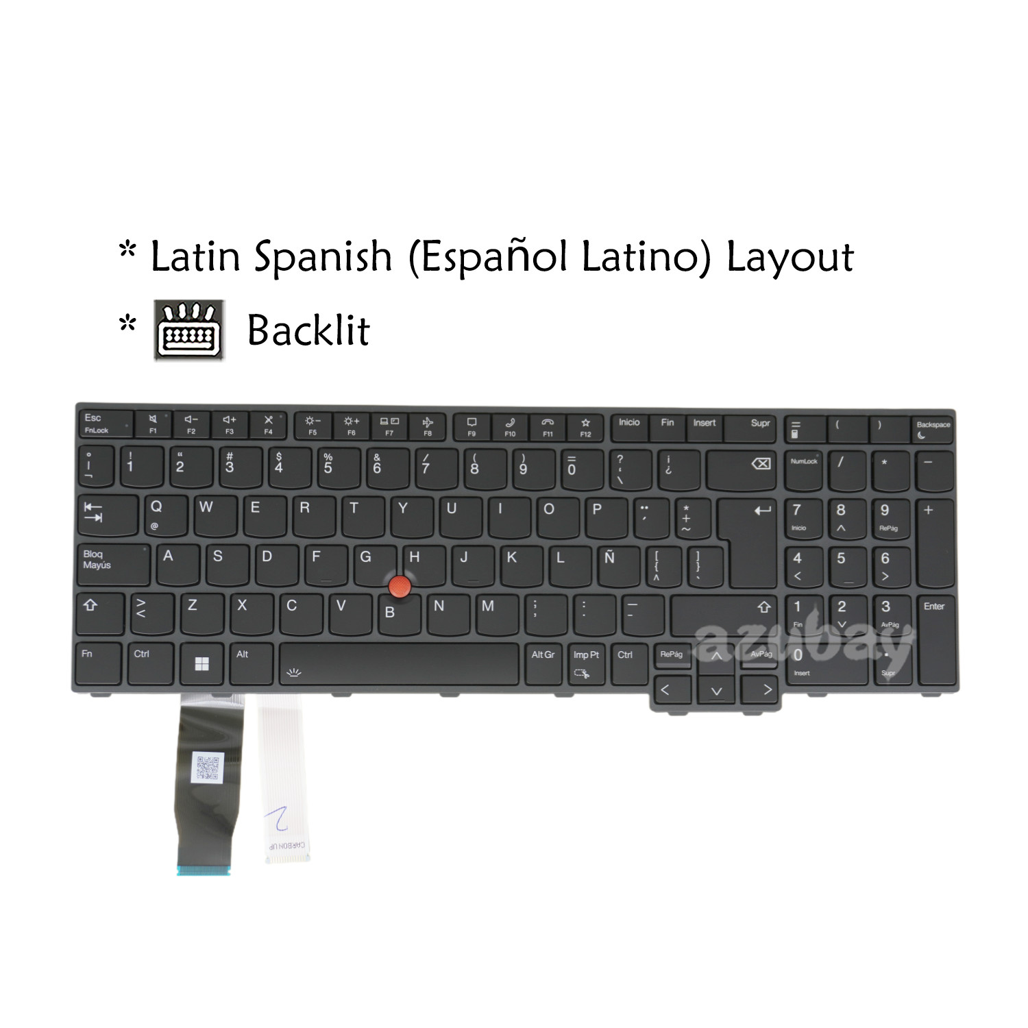 Teclado Español LA for Lenovo ThinkPad 5N21D93689 5N21D93615 5N21D93763 Backlit