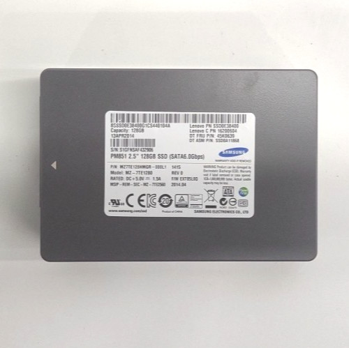 Lot of 5 Samsung PM851 128GB Internal SSD 2.5" SATA III 6Gbps MZ-7TE1280 TH608
