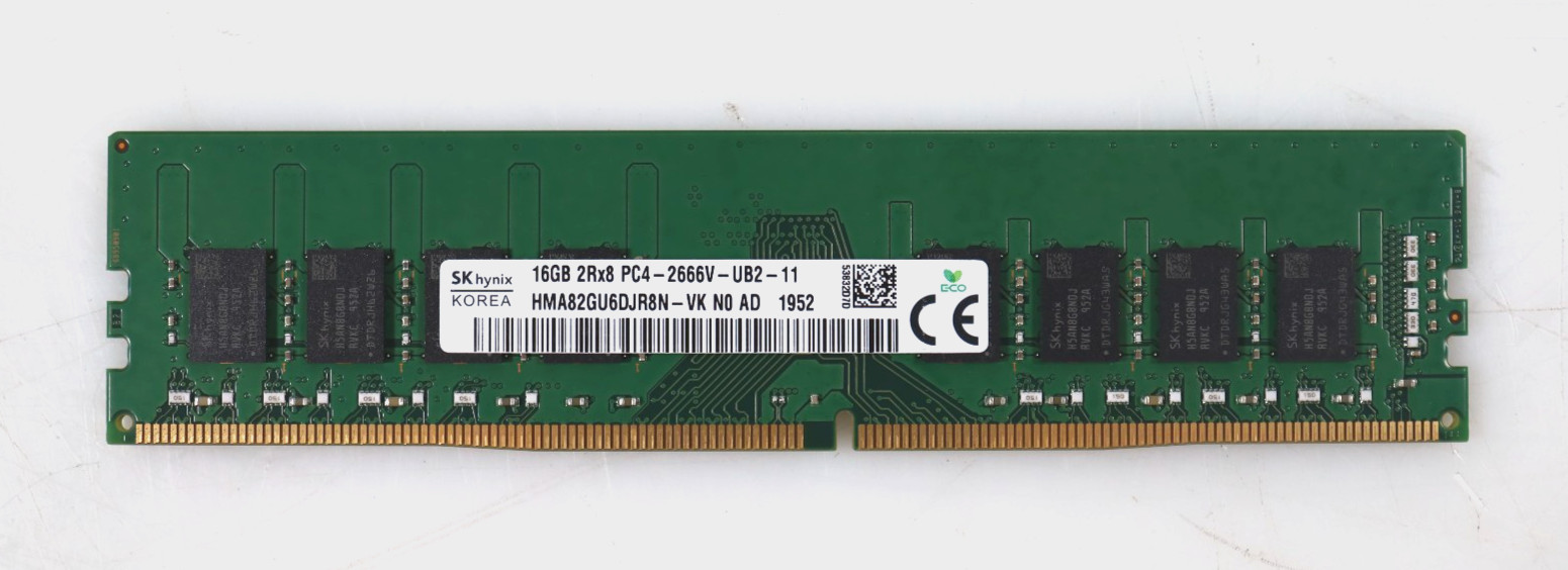 16GB SK Hynix HMA82GU6DJR8N 2666Mhz DDR4 UDIMM Desktop Memory