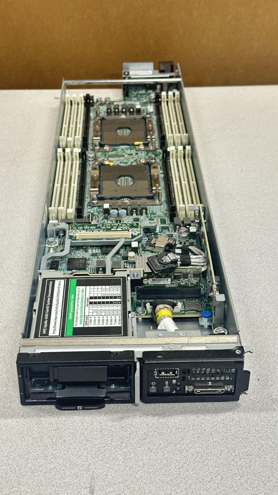 HPE 864625-B21 HPE XL450 Gen10 CTO Server Node Apollo 4500 2SFF 2x M.2 SSD