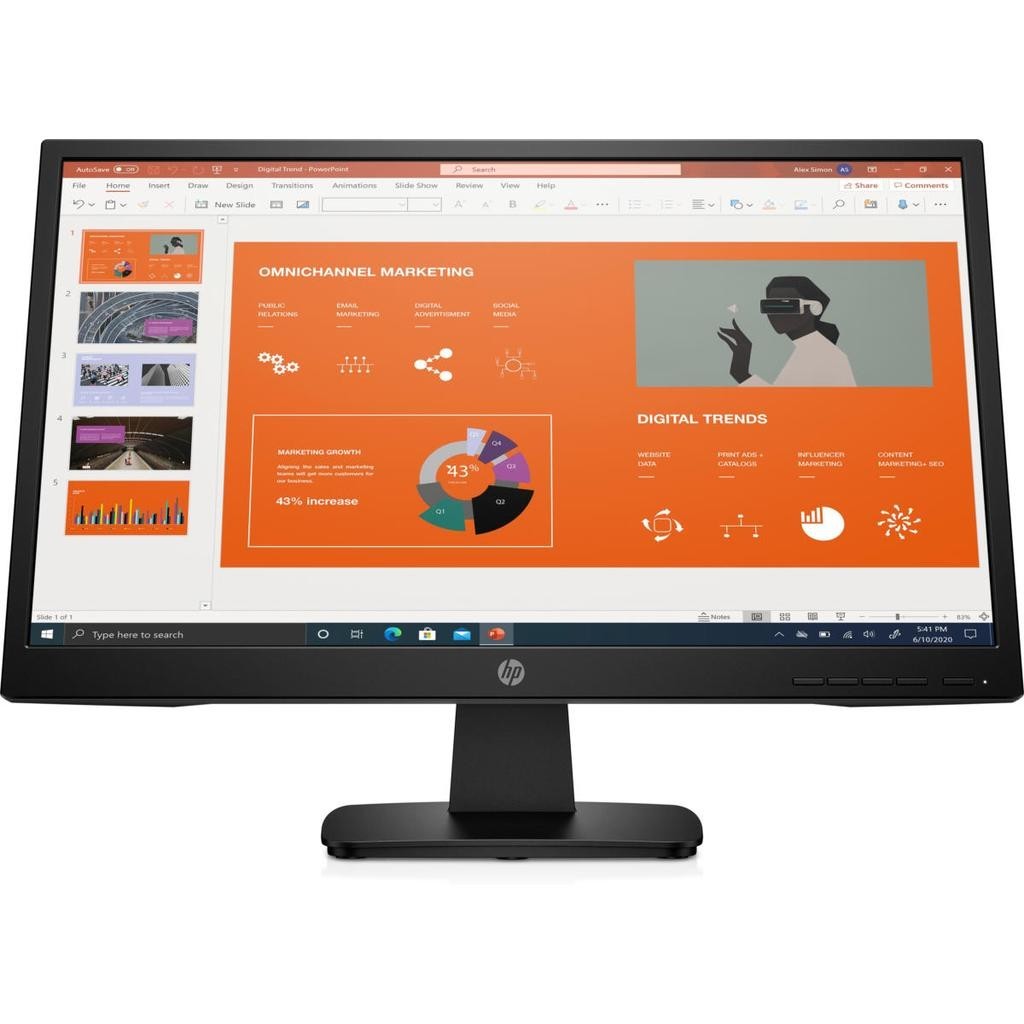 Hp 21-inch Monitor 1920 x 1080 LCD P22va G4