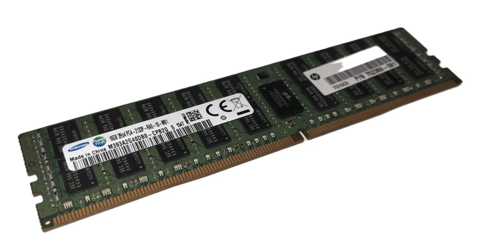 Samsung 16GB 2RX4 PC4-2133P-RA0-10-MB1 / M393A2G40DB0-CPB2Q RDIMM Server RAM